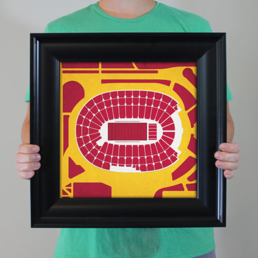 Los Angeles Memorial Coliseum Map Art by City Prints - Image 4