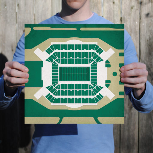 Raymond James Stadium Map Art by City Prints - Image 2