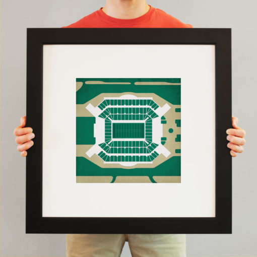 Raymond James Stadium Map Art by City Prints - Image 3