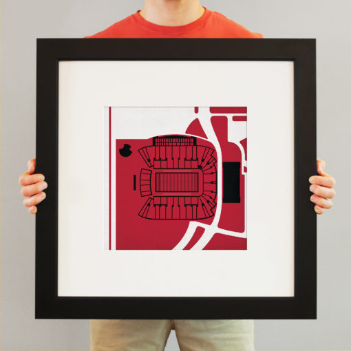 Rice-Eccles Stadium Map Art by City Prints - Image 3