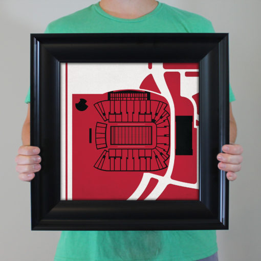 Rice-Eccles Stadium Map Art by City Prints - Image 4