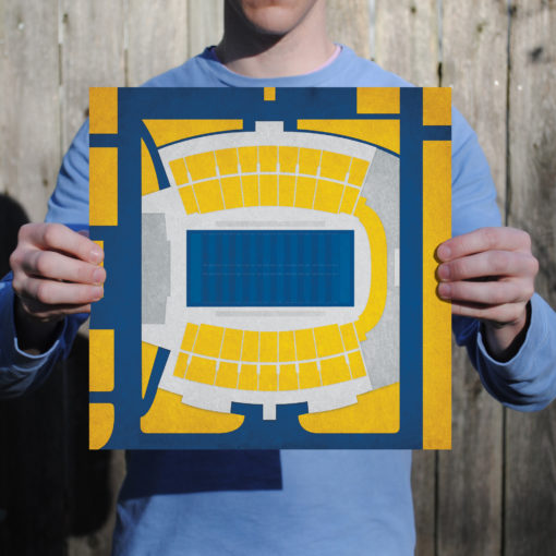 Finley Stadium Map Art by City Prints - Image 2