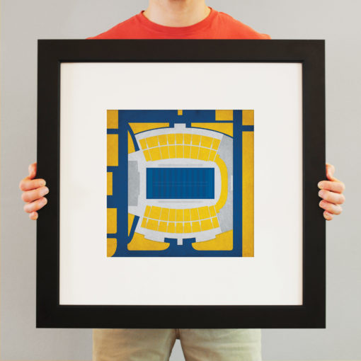 Finley Stadium Map Art by City Prints - Image 3