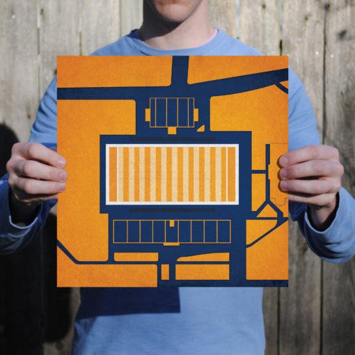 Hardy M. Graham Stadium Map Art by City Prints - Image 2