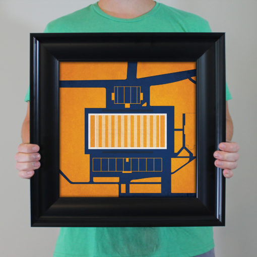 Hardy M. Graham Stadium Map Art by City Prints - Image 4