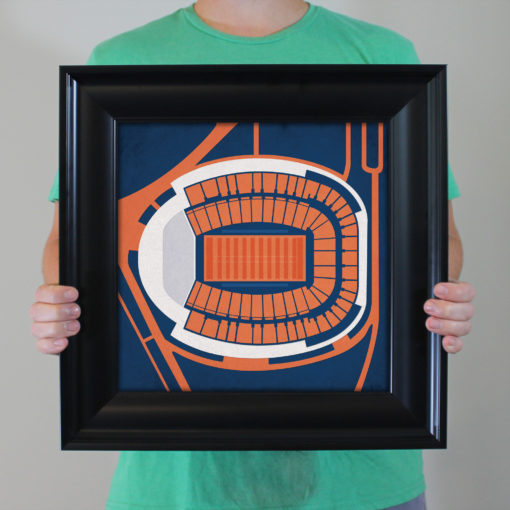 Scott Stadium Map Art by City Prints - Image 4