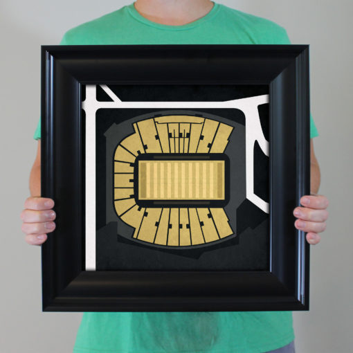 Vanderbilt Stadium Map Art by City Prints - Image 4