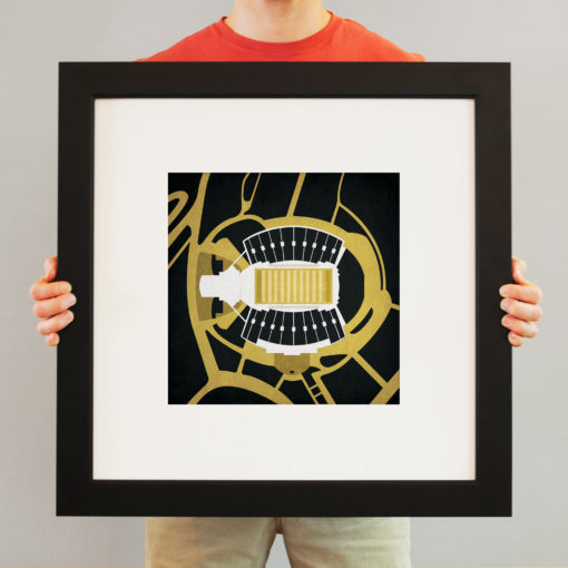 BB&T Field Map Art by City Prints - Image 3