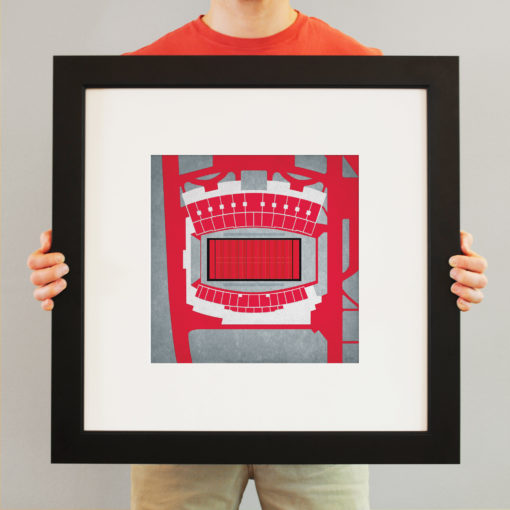 Houchens Industries-L. T. Smith Stadium Map Art by City Prints - Image 3