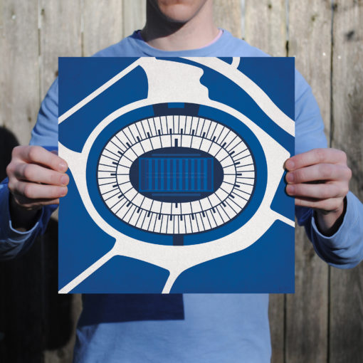 Yale Bowl Map Art by City Prints - Image 2