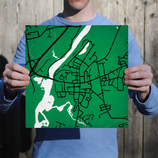 Dartmouth College Campus Map Art by City Prints - Image 3