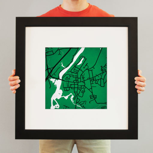 Dartmouth College Campus Map Art by City Prints - Image 4