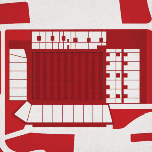 Pittodrie Stadium Map Art by City Prints