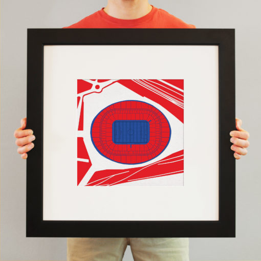 Emirates Stadium Map Art by City Prints - Image 3
