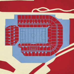 Villa Park Map Art by City Prints