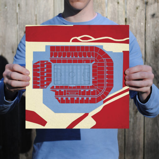 Villa Park Map Art by City Prints - Image 2