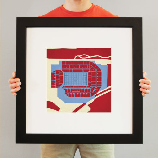Villa Park Map Art by City Prints - Image 3