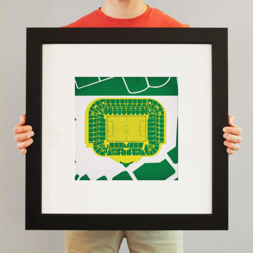 Celtic Park Map Art by City Prints - Image 3
