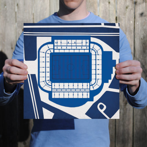 Stamford Bridge Map Art by City Prints - Image 2