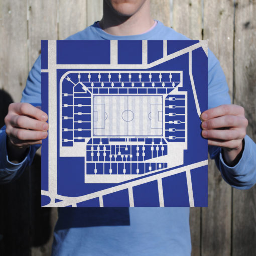 Goodison Park Map Art by City Prints - Image 2