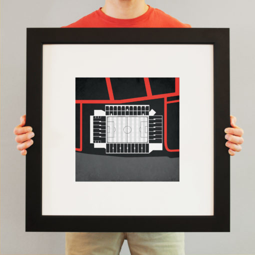 Craven Cottage Map Art by City Prints - Image 3
