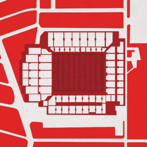Anfield Map Art by City Prints