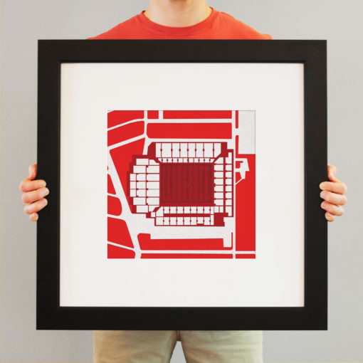 Anfield Map Art by City Prints - Image 3