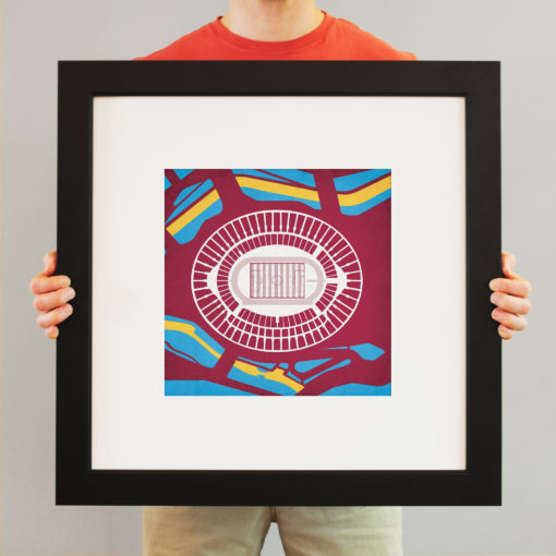 London Stadium Map Art by City Prints - Image 3