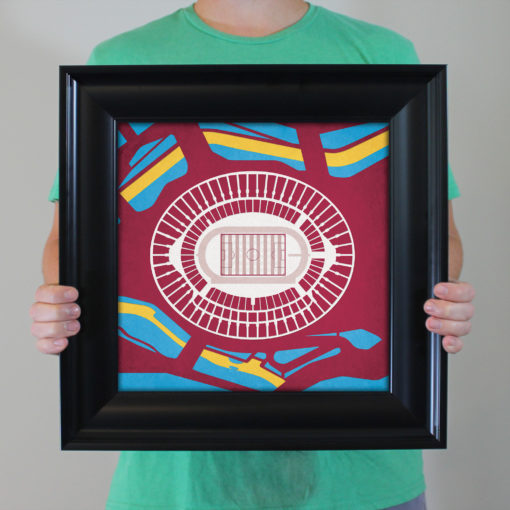 London Stadium Map Art by City Prints - Image 4