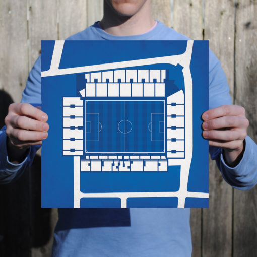 Fratton Park Map Art by City Prints - Image 2