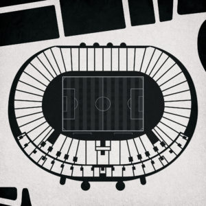 Hampden Park Map Art by City Prints