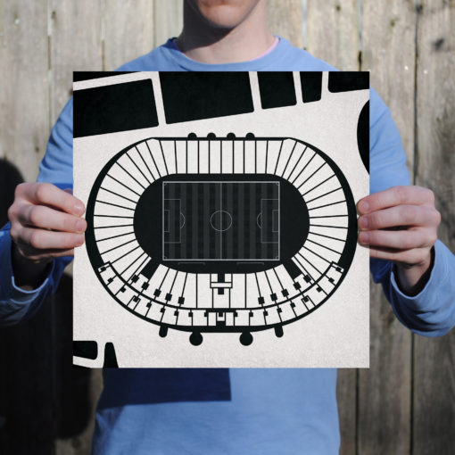 Hampden Park Map Art by City Prints - Image 2