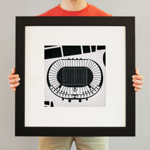 Hampden Park Map Art by City Prints - Image 3