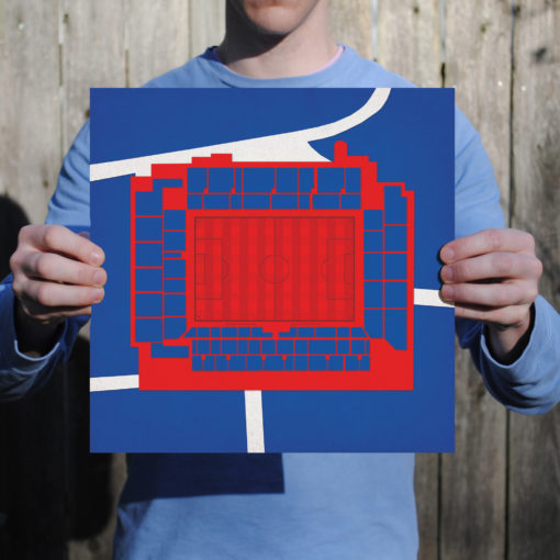 Loftus Road Map Art by City Prints - Image 2