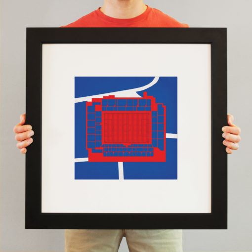 Loftus Road Map Art by City Prints - Image 3
