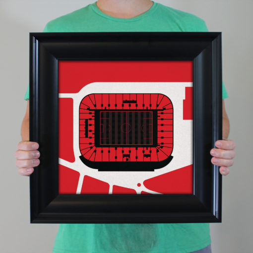 St. Mary's Stadium Map Art by City Prints - Image 4
