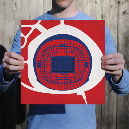 Wembley Stadium Map Art by City Prints - Image 2