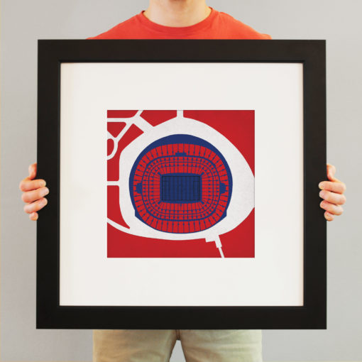Wembley Stadium Map Art by City Prints - Image 3