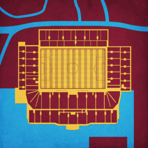 Boleyn Ground Map Art by City Prints