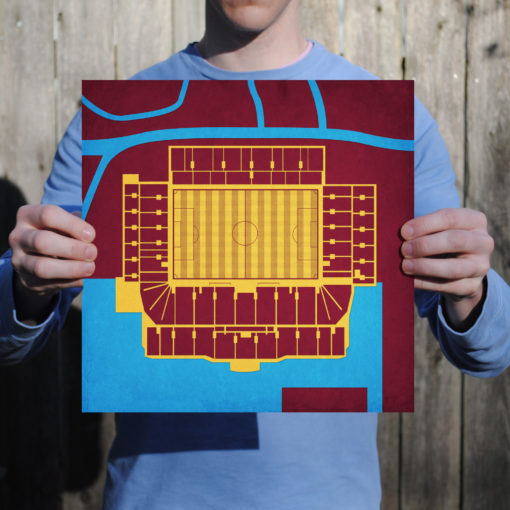 Boleyn Ground Map Art by City Prints - Image 2