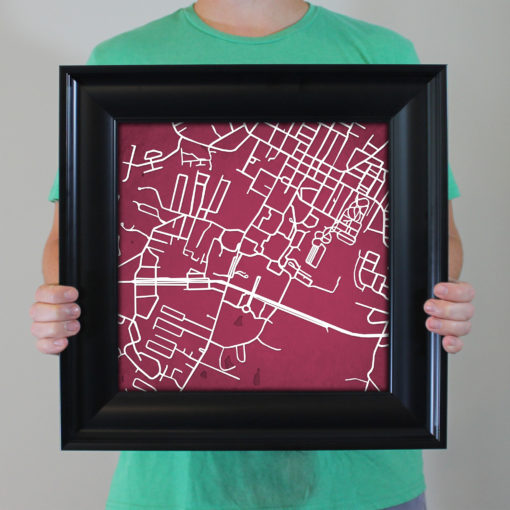 Eastern Kentucky University Campus Map Art by City Prints - Image 5