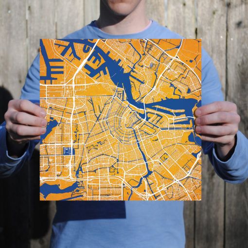 Amsterdam, Netherlands Map Art by City Prints - Image 3