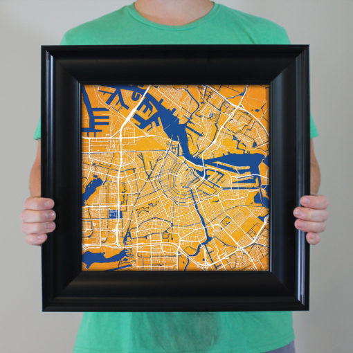 Amsterdam, Netherlands Map Art by City Prints - Image 5