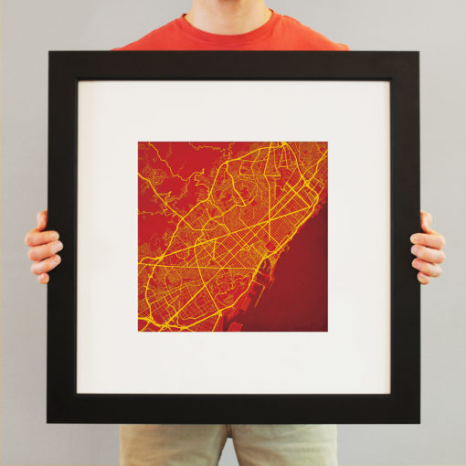 Barcelona, Spain Map Art by City Prints - Image 4