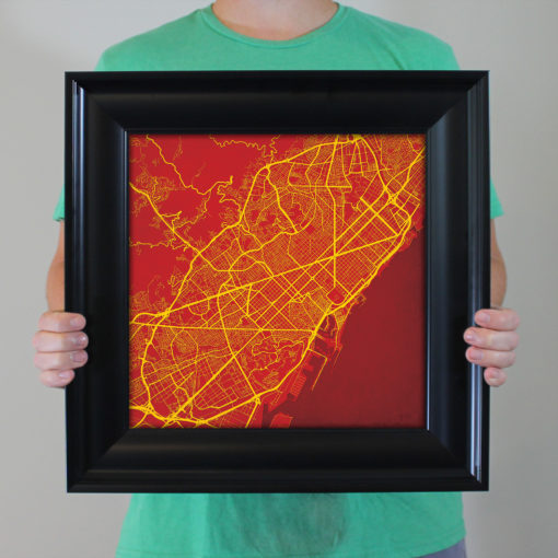 Barcelona, Spain Map Art by City Prints - Image 5