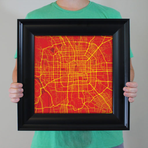 Beijing, China Map Art by City Prints - Image 5