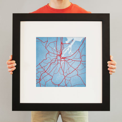 Belfast, Northern Ireland Map Art by City Prints - Image 4