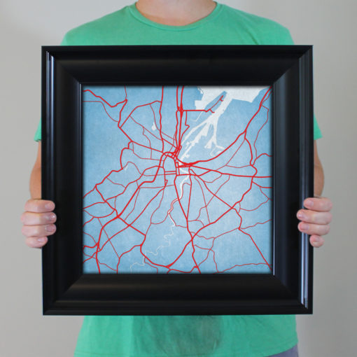 Belfast, Northern Ireland Map Art by City Prints - Image 5