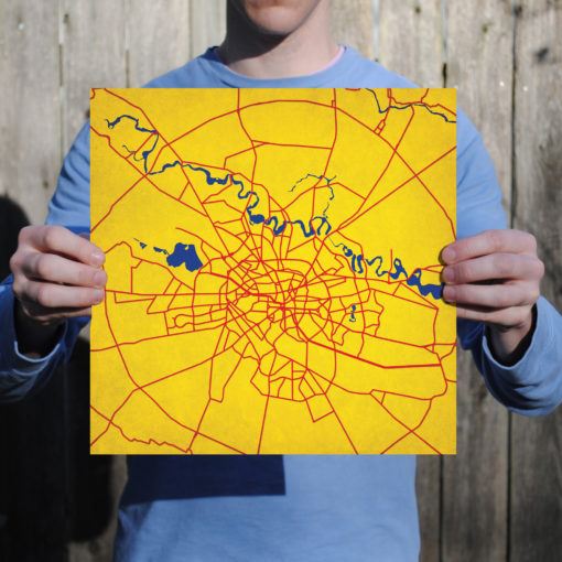 Bucharest, Romania Map Art by City Prints - Image 3