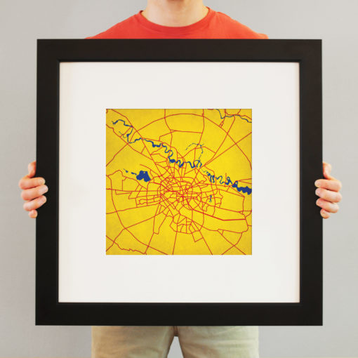 Bucharest, Romania Map Art by City Prints - Image 4